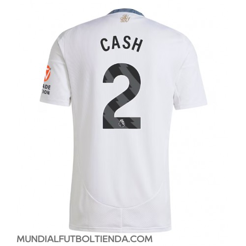 Camiseta Aston Villa Matty Cash #2 Segunda Equipación Replica 2024-25 mangas cortas